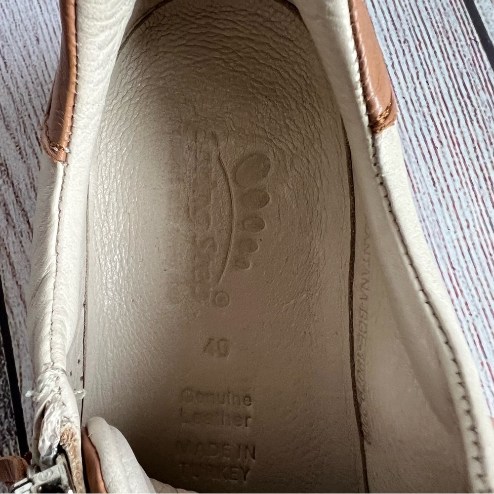 Spring Step Rantana Leather Beige Shoes 40 - Picture 7 of 7